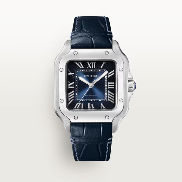 Santos de Cartier blue dial