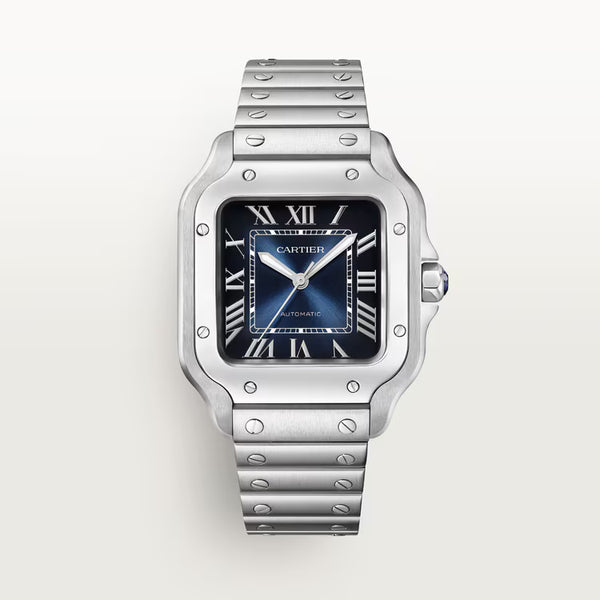 Santos de Cartier blue dial